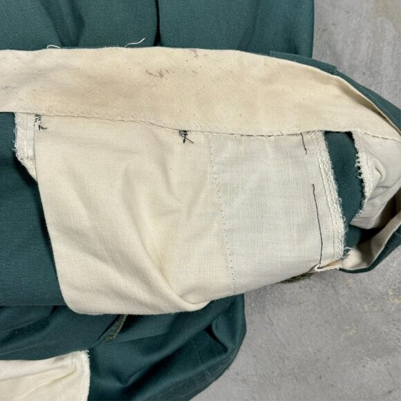 Vintage 60s 70s Koratron Work Pants Lightning Zipper 38x27 - Picture 8 of 12